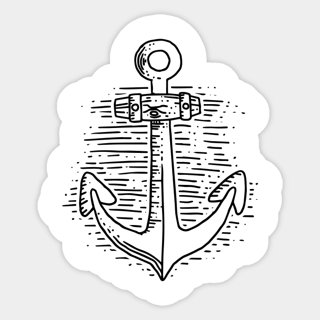 Sailor Anchor Sticker by OsFrontis